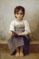 La lecon difficile Realismus William Adolphe Bouguereau